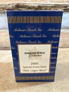 Anheuser Busch AB 2006 Special Event Stein “Pale Lager Beer” Stein CS666 Signed - Picture 1 of 12