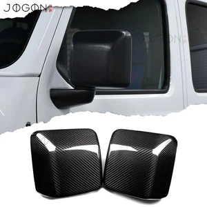 Carbon For Jeep Gladiator JT Mojave Texas Trail Exterior Side Wing Mirror Caps - Picture 1 of 15