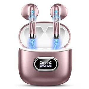 DRSAEC ROSE Auricolari Wireless Bluetooth 5.4 Cuffie J52 NUOVI Orecchio Wireless - Foto 1 di 2