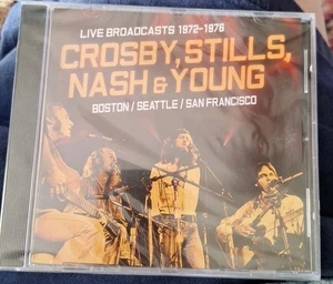 CROSBY, STLLS, NASH & YOUNG LIVE BROADCASTS 1972-1976 CD BOSTON SEATTLE - Picture 1 of 1