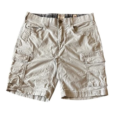 Red Head Cargo Shorts Khaki Pockets Camping Hiking Outdoors Men's Size 32 - Image 1 of 4