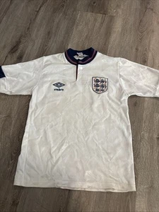 England 1987 1989 Home Football Shirt Umbro Rare Vintage Youth Small/med - Picture 1 of 13