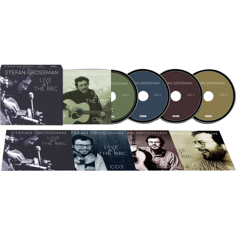 Stefan Grossman LIVE AT THE BBC 4erCD BOX SCHUBER NEU REPUK1424