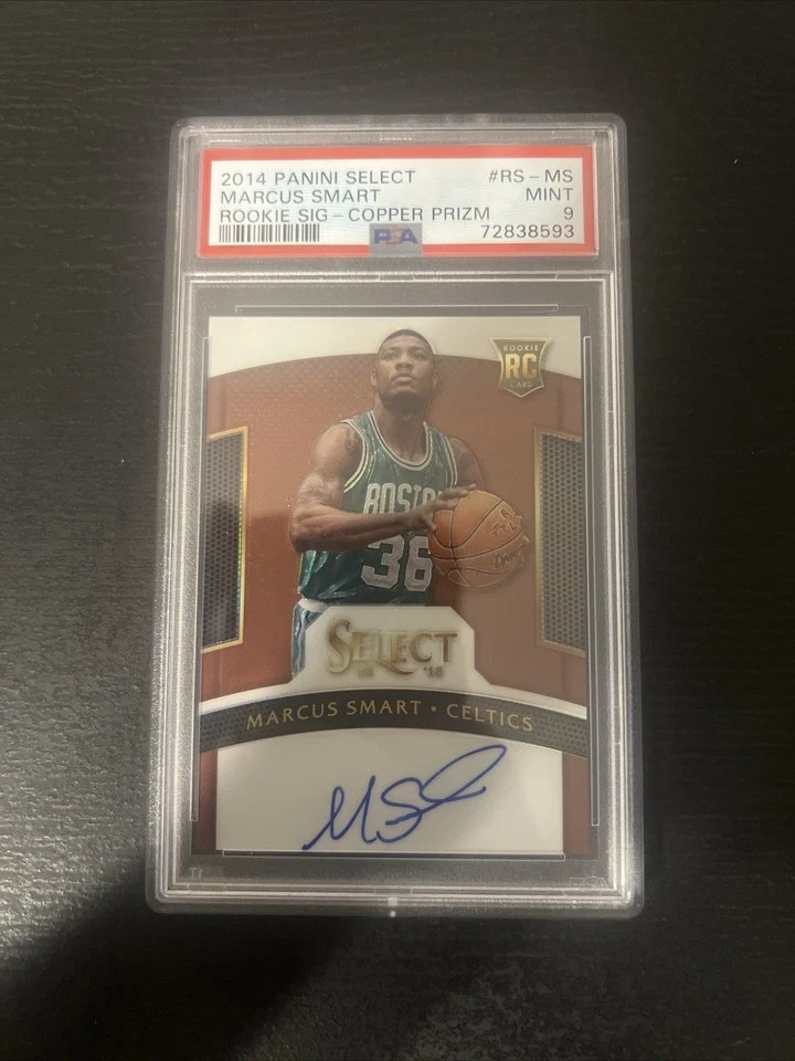 2014 Panini Select Rookie Signatures Marcus Smart #RS-MS Copper Prizm /49 PSA 9 - Image 1 of 1