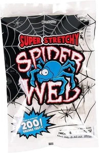 200 qm Ft Gefälschte Spinnennetze Dekorationen - Spinnennetz Gurtband Halloween Spinnweben Dez - Bild 1 von 9