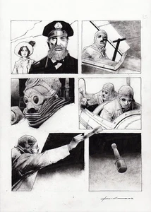 CORRADO ROI - Tavola originale L' Ispettore Coke: Il Mostro del Tamigi p.43 - Picture 1 of 1