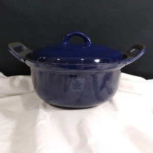 BK Kochgeschirr Cuisson Original Dutch Oven blau 1,5 qt 20 cm unbenutzt Made in Germany  - Bild 1 von 8