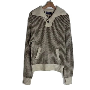 Vtg Damon wool pullover chunky knit sweater long size large unisex - Picture 1 of 11