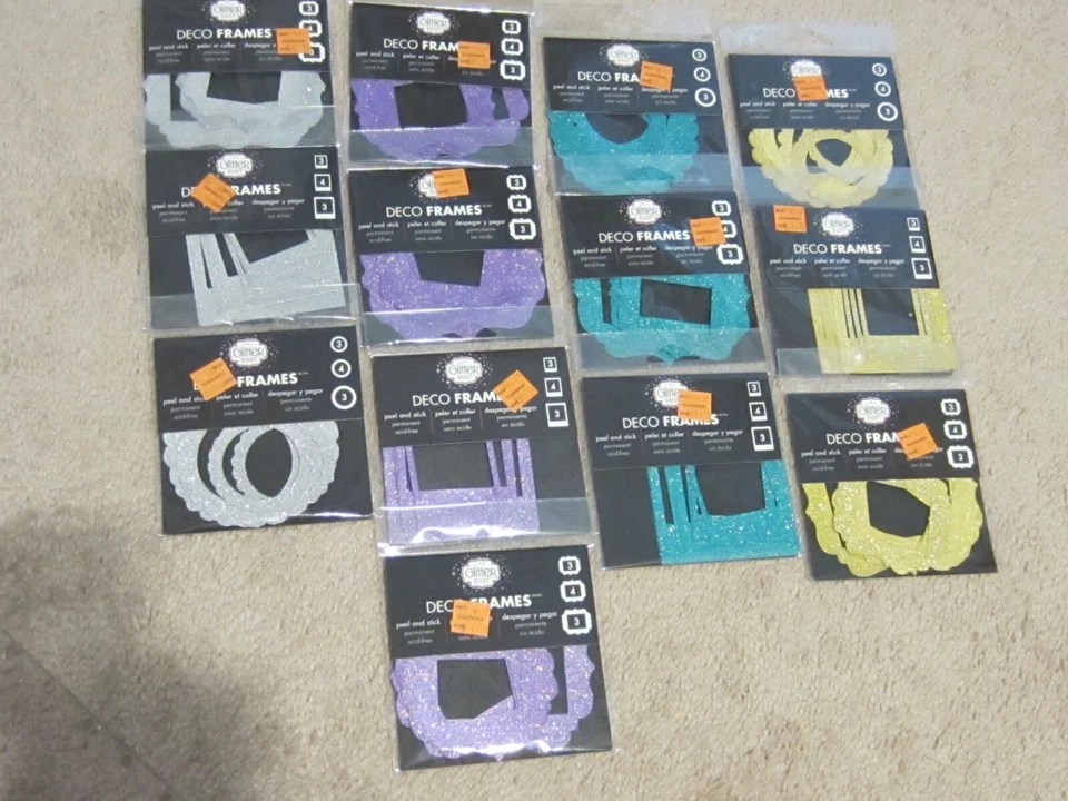 Marcos decorativos de polvo brillante para scrapboooking Foto 1 de 1