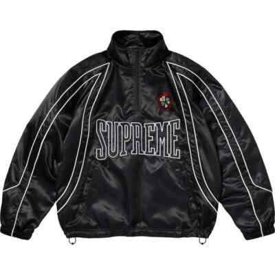 Pullover Supreme Satin Piping negro Foto 1 de 3
