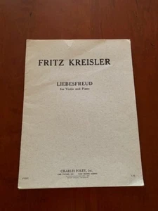 Fritz Kreisler Liebeleid Love's Sorrow per violino + pianoforte, edizione 1937 - Foto 1 di 5