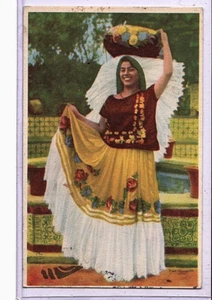 Mexiko Postkarte - Schöne Tehuana Frau Oaxaca Mexiko - Bild 1 von 3