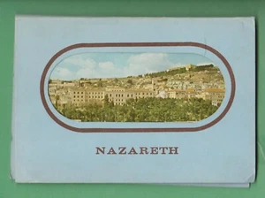 Vintage Postcard Set Folio Fold-Out Fold Out Nazareth Israel 9 Views - Picture 1 of 4