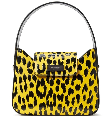 Mini Bolso Hobo Kate Spade Sam Cuero Leopardo KC992 Cartera Leopardo Nuevo con Etiquetas Precio de venta sugerido por el fabricante $348 Foto 1 de 4
