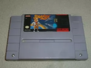 SUPER NINTENDO SNES VIDEO GAME CARTRIDGE ONLY STARFOX FX STAR FOX - Picture 1 of 3