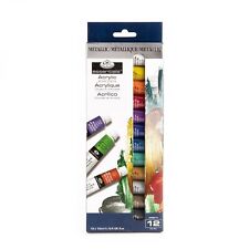 Royal & Langnickel Essentials 12ml Acrylic Paints- Metallic Colors- 12pk