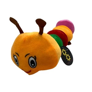 Toy Works Colorful Plush Caterpillar Stuffed Animal Toy For Kids 11.5” NEW - Picture 1 of 6
