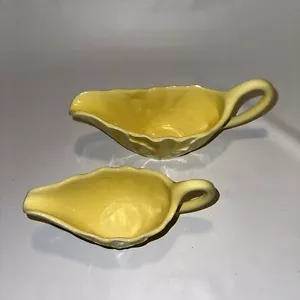 Metlox Lotus Creamer & Gravy Barca Gialla Viola USA - Foto 1 di 7