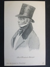 cpa Raphael Tuck LITHO PRINT Franz KrÃ1üger portrait of Karl Friedrich SCHINKEL