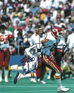 Autographed Signed DERON CHERRY Kansas City Chiefs 8x10 Photo w/COA - Picture 1 of 1