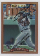 1996 Topps Finest Refractor Cecil Fielder #344