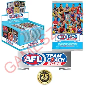 2025 AFL Teamcoach Footy Cards Trading Card Team Coach Sealed Card Box - Foto 1 di 8