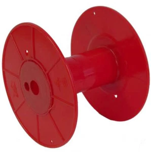 Carretes de cable de carrete vacío de plástico para luces de cable garajes 6,5 pulgadas de diámetro - Imagen 1 de 5