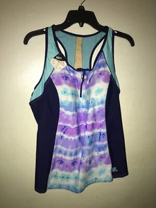 Sujetador Zero Xposur Build in Top de Natación Talla 1X Traje de Baño Tankini Nuevo - Imagen 1 de 6