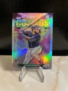2024 Topps Chrome Cosmic Junior Caminero Into the Cosmos Rookie #ITC-24 Rays - Picture 1 of 2