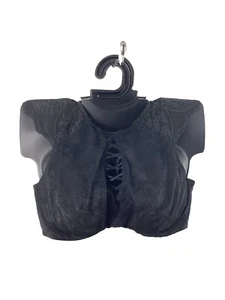 44DDD French Balconette Lightly Linedc BLACK Lane Bryant Plus Size Bra NWOT - Picture 1 of 14