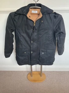 Chaqueta de cera para hombre John Partridge XXS abrigo encerado de algodón con capucha totalmente forrado - Imagen 1 de 13