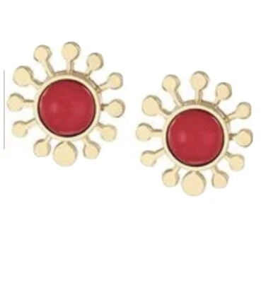 Новый с Ярлыками Trina Turk индийский каньон 1» цветок запонки розовый X801 - Изображение 1 из 4