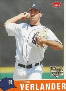 2006 Fleer Tradition 173 Justin Verlander RC - Picture 1 of 2