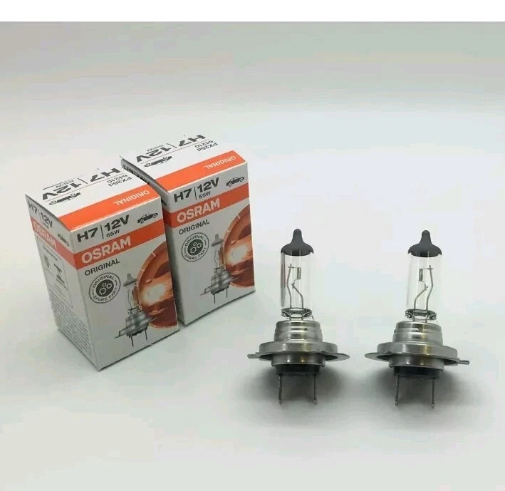 2 x Osram H7 477 Halogen Dipped Headlamp Headlight Bulb 499 12v 55w PX26d 64210 - Image 1 of 1