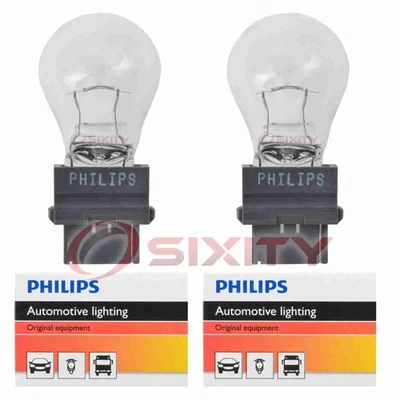 2 pc Philips Back Up Light Bulbs for Lincoln Continental Mark VII Mark VIII cl - Image 1 of 4