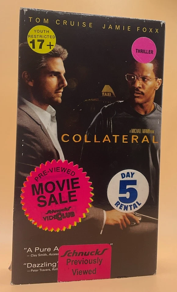 Collateral VHS 2004 Tom Cruise Jamie Foxx Widescreen **Buy 2 Get 1 Free** - Image 1 of 3