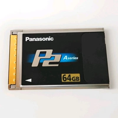 Panasonic 64GB A-Series P2 Card AJ-P2E064AG  1A-Made in Japan - Image 1 of 2