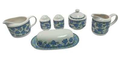 Juego de piezas para servir surtidas Pfaltzgraff Blue Isle 8 piezas en total S9186 Foto 1 de 4