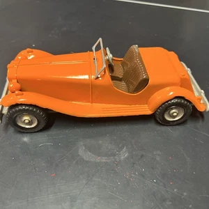 Hubley Kiddie Toy Orange Roadster Car No. 485 Vintage 1950s DIE CAST TOY - Picture 1 of 11