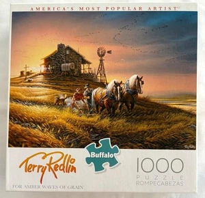 Rompecabezas Buffalo Games; Para Amber Waves of Grain de Terry Redlin; 1000 piezas - Imagen 1 de 2