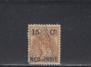 NETHERLANDS INDIES :  1900 - USED  - SCOTT # 33  SURCHARGED - Picture 1 of 1