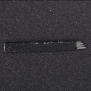 50pcs Microblading Eyebrows Needles Eyebrow Eye Lips Tattoo Needles 9/12/14/ PLM - Picture 1 of 12