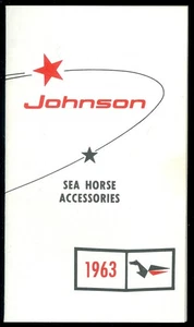 1963 JOHNSON OUTBOARDS ACCESSORIES BOOKLET - Picture 1 of 2