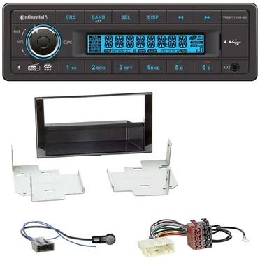 Continental MP3 DAB USB Bluetooth Autoradio für Nissan Micra (2013-2017) piano - Bild 1 von 4