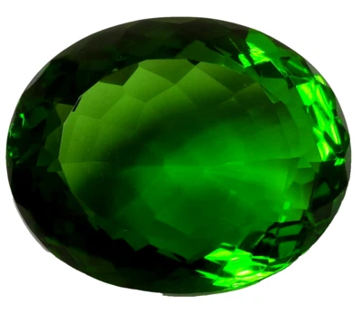 AAA+ 74.70 Ct. Large  Moldavite Impact Tektite Oval Cut Loose Gemstone for Gift - Image 1 of 4