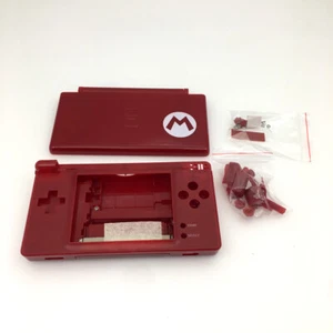 Red Mario Full Housing Shell Case + Screwdriver Kits for Nintendo DS Lite NDSL - Picture 1 of 9