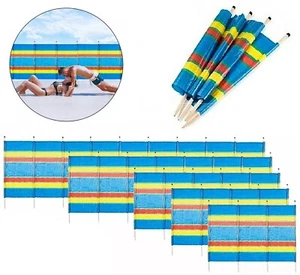 4/5/8/10 POL STRAND URLAUB WOHNWAGEN CAMPING HOCH WINDBREAKER WINDSCHUTZBRECHER - Bild 1 von 12