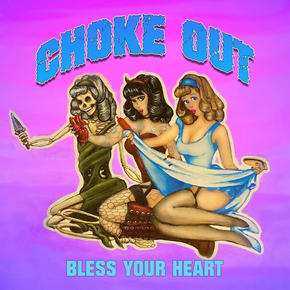 Choke Out - Bless Your Heart Cassette Purple (NEW) Foto 1 de 1