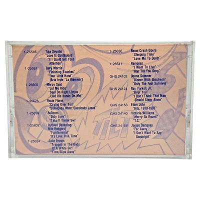 THE SEPTEMBER 1987 GUIDE Warner Bros Cassette Tape Promo Ramones Elton John RARE - Imagem 1 de 4