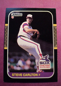 1987 Donruss #617 Steve Carlton Chicago White Sox Card EX AUCT#8544